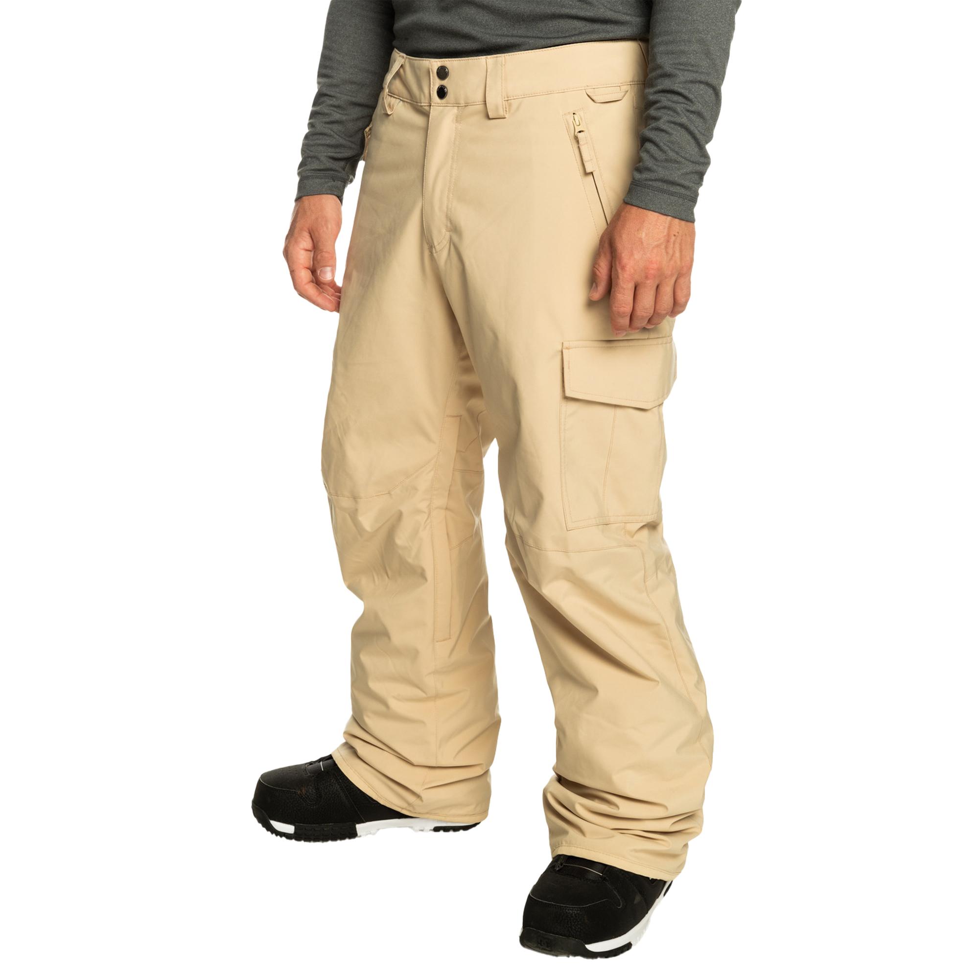 Quiksilver Porter Pt Erkek Bej Snowboard Pantolonu