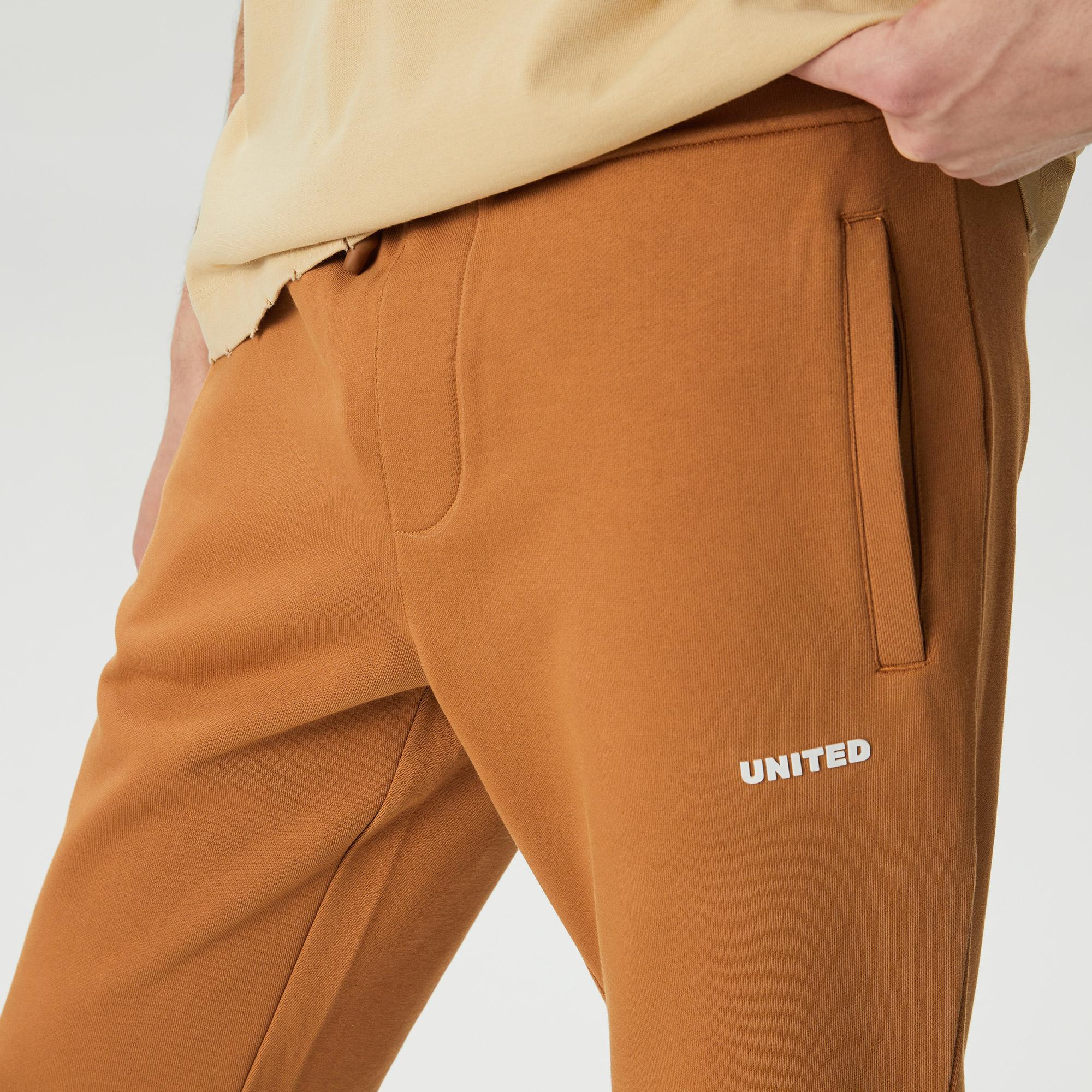 United 4 Classic Erkek Kahverengi Eşofman Altı