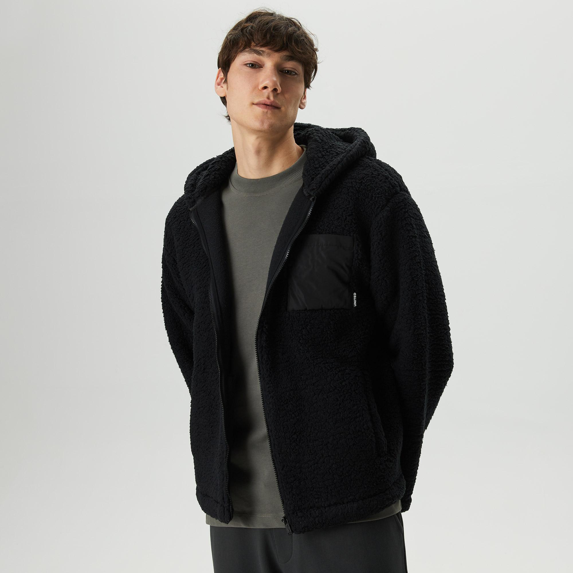 UNITED4 Erkek Siyah Ceket