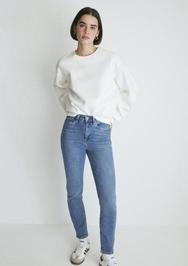  Mavi Star Gold Shape İndigo Mavisi Jean Pantolon 101077-86789