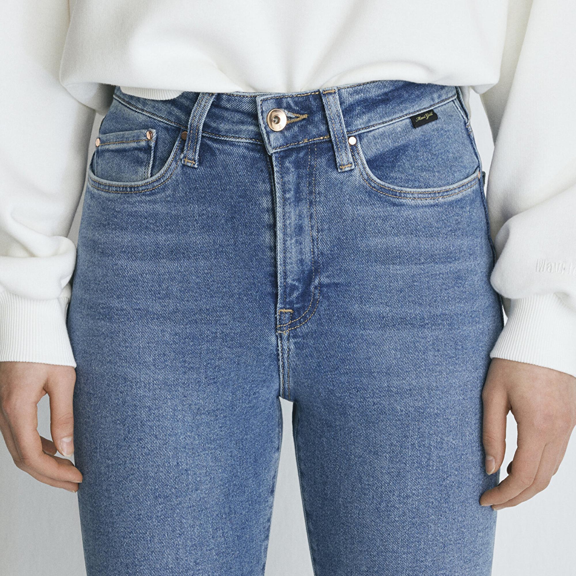 Mavi Star Gold Shape İndigo Mavisi Jean Pantolon 101077-86789