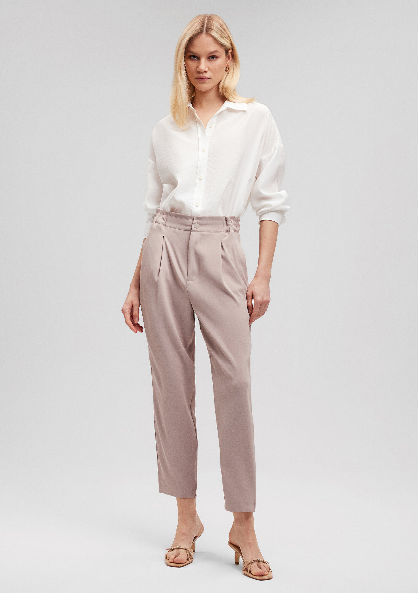  Mavi Bej Pantolon 1010639-70343