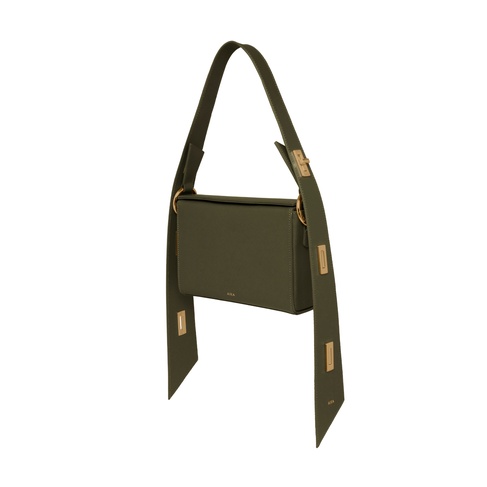  AIKA Deri İstanbul Çanta Yeşil