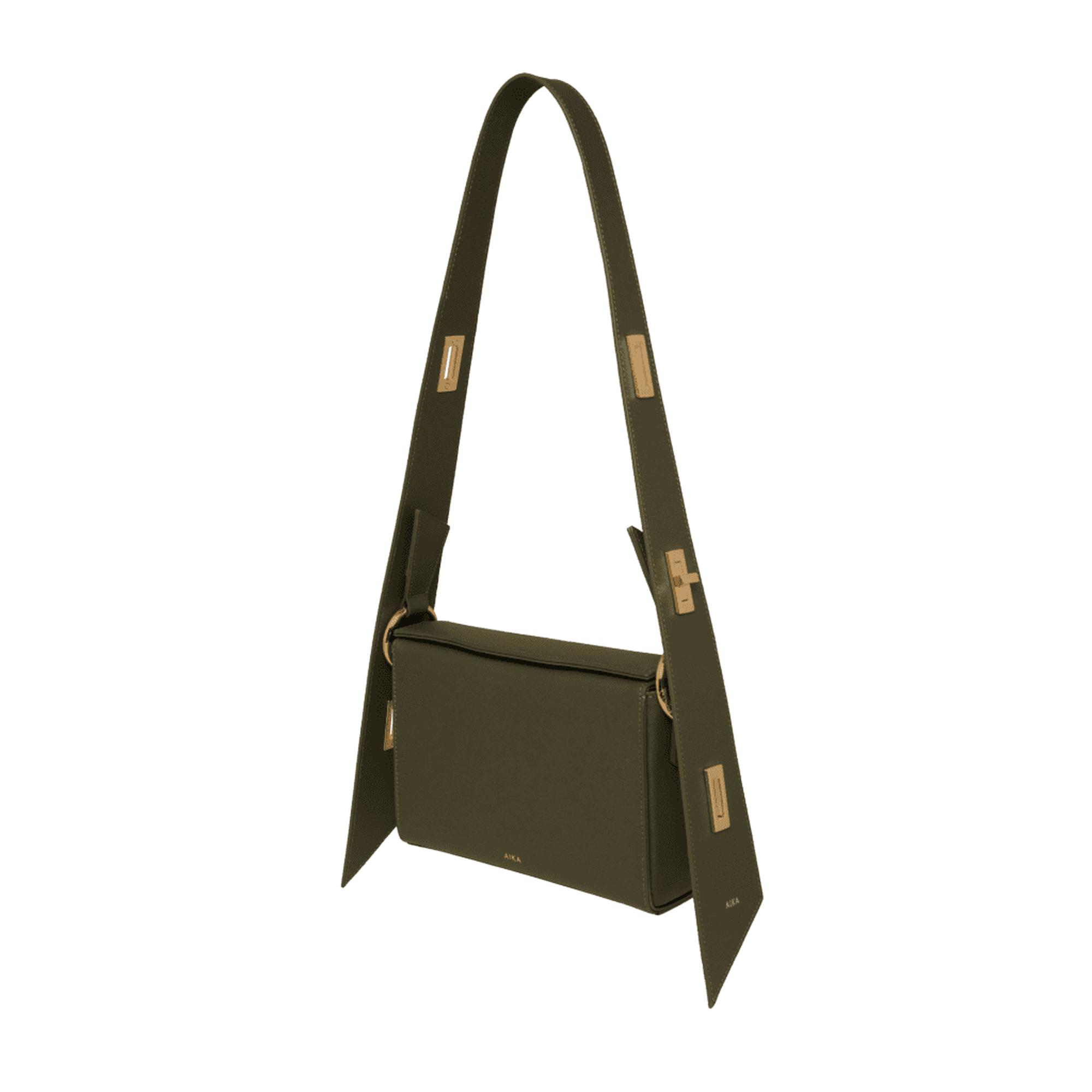 AIKA Deri İstanbul Çanta Yeşil