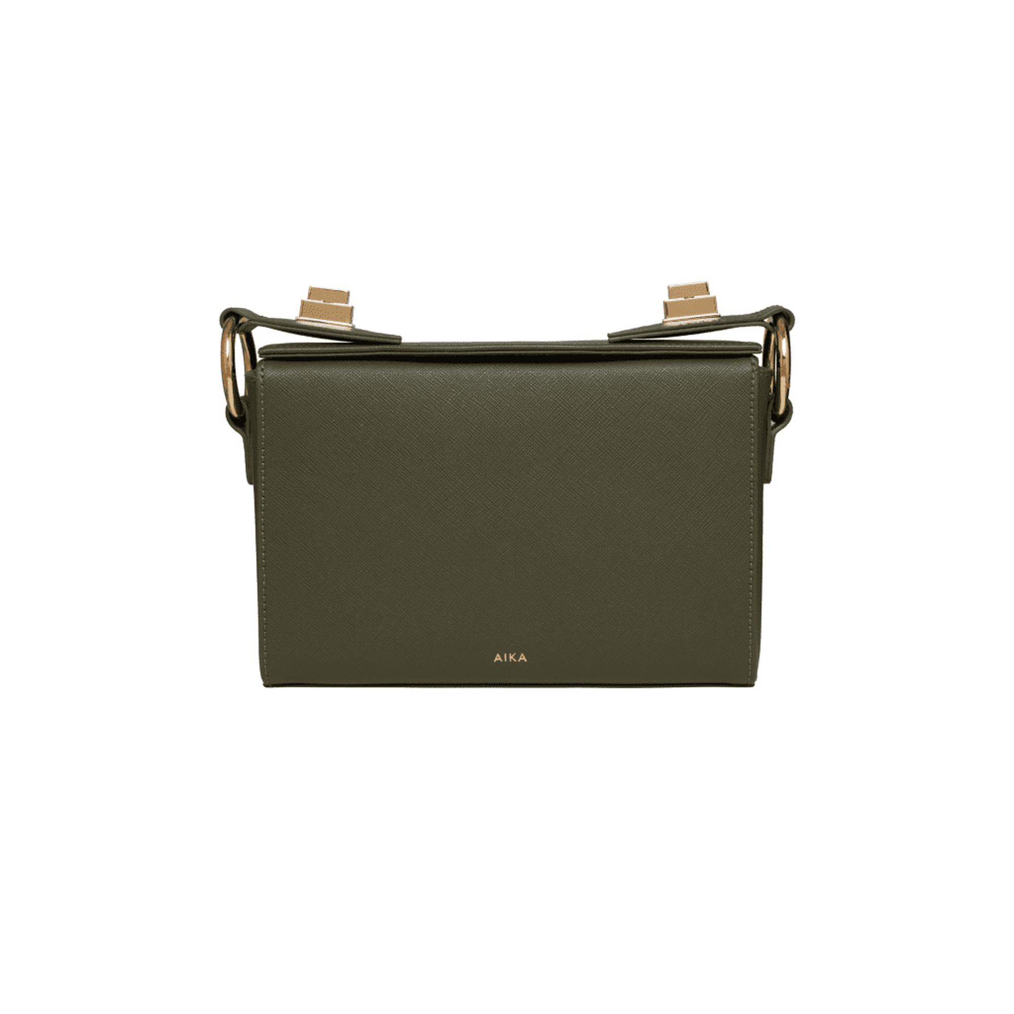 AIKA Deri İstanbul Çanta Yeşil