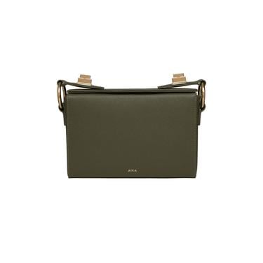  AIKA Deri İstanbul Çanta Yeşil