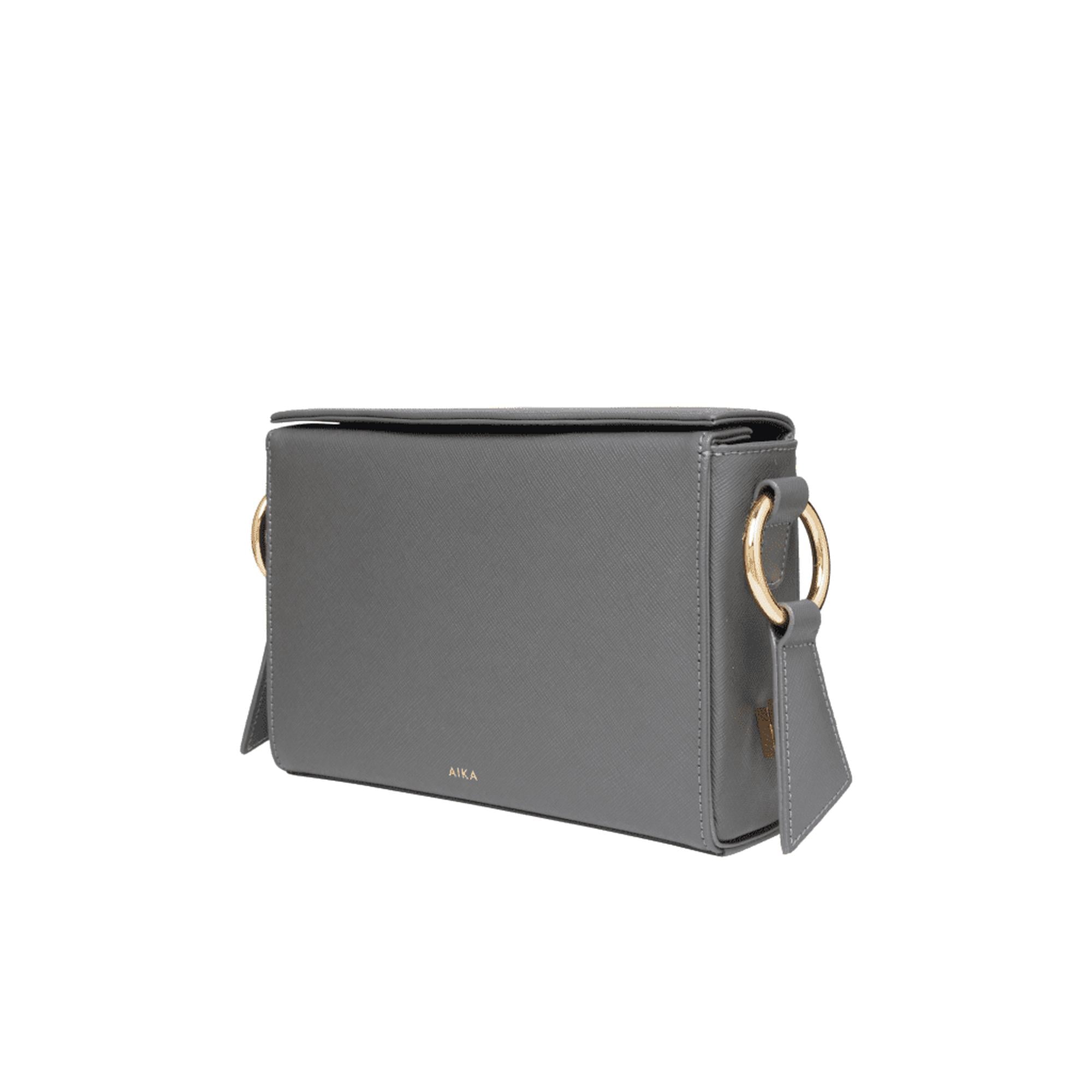 AIKA Deri İstanbul Çanta Gri