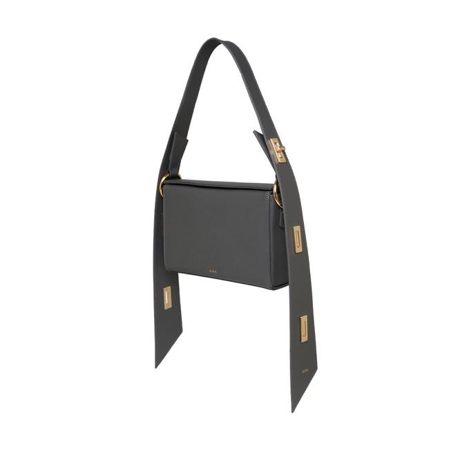  AIKA Deri İstanbul Çanta Gri