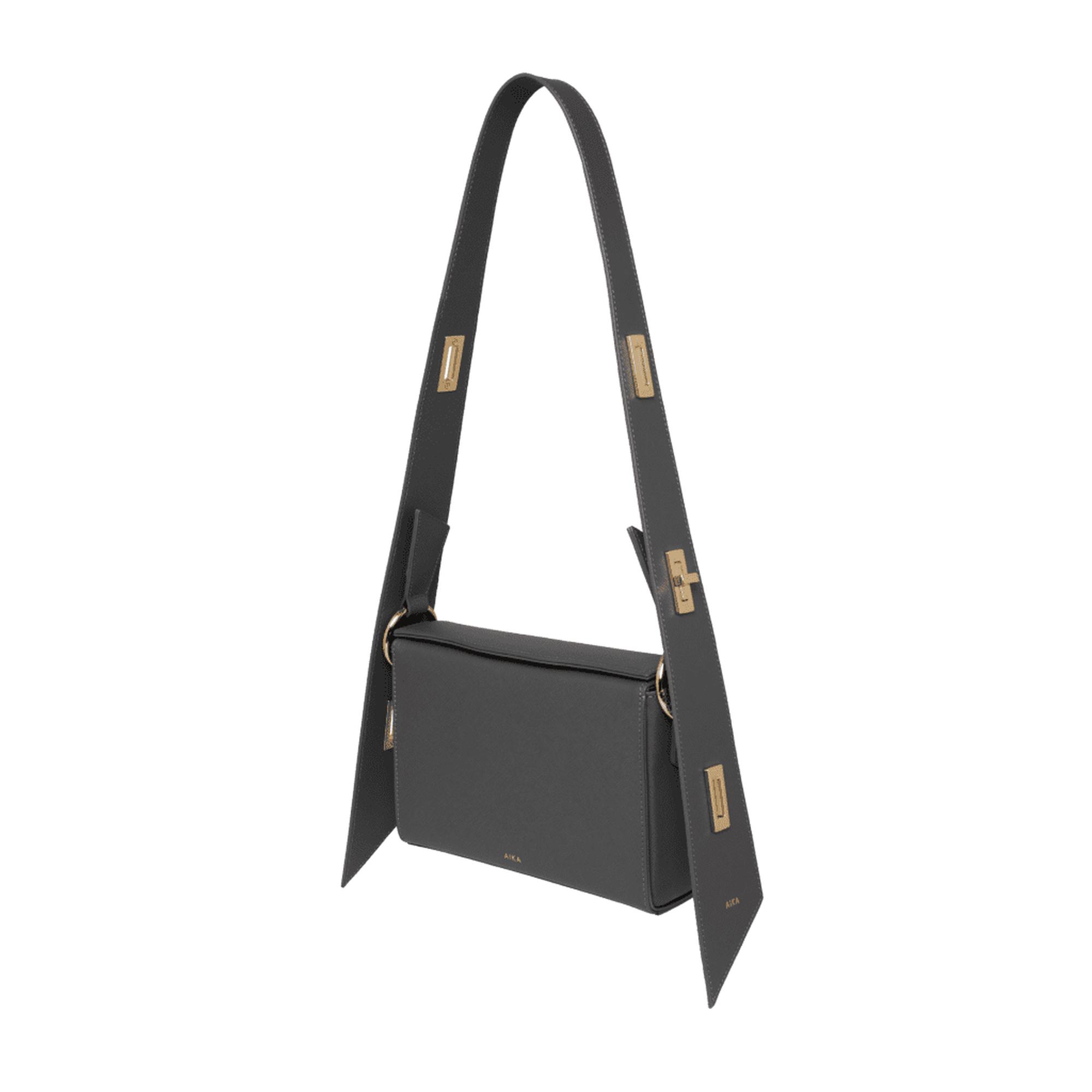 AIKA Deri İstanbul Çanta Gri