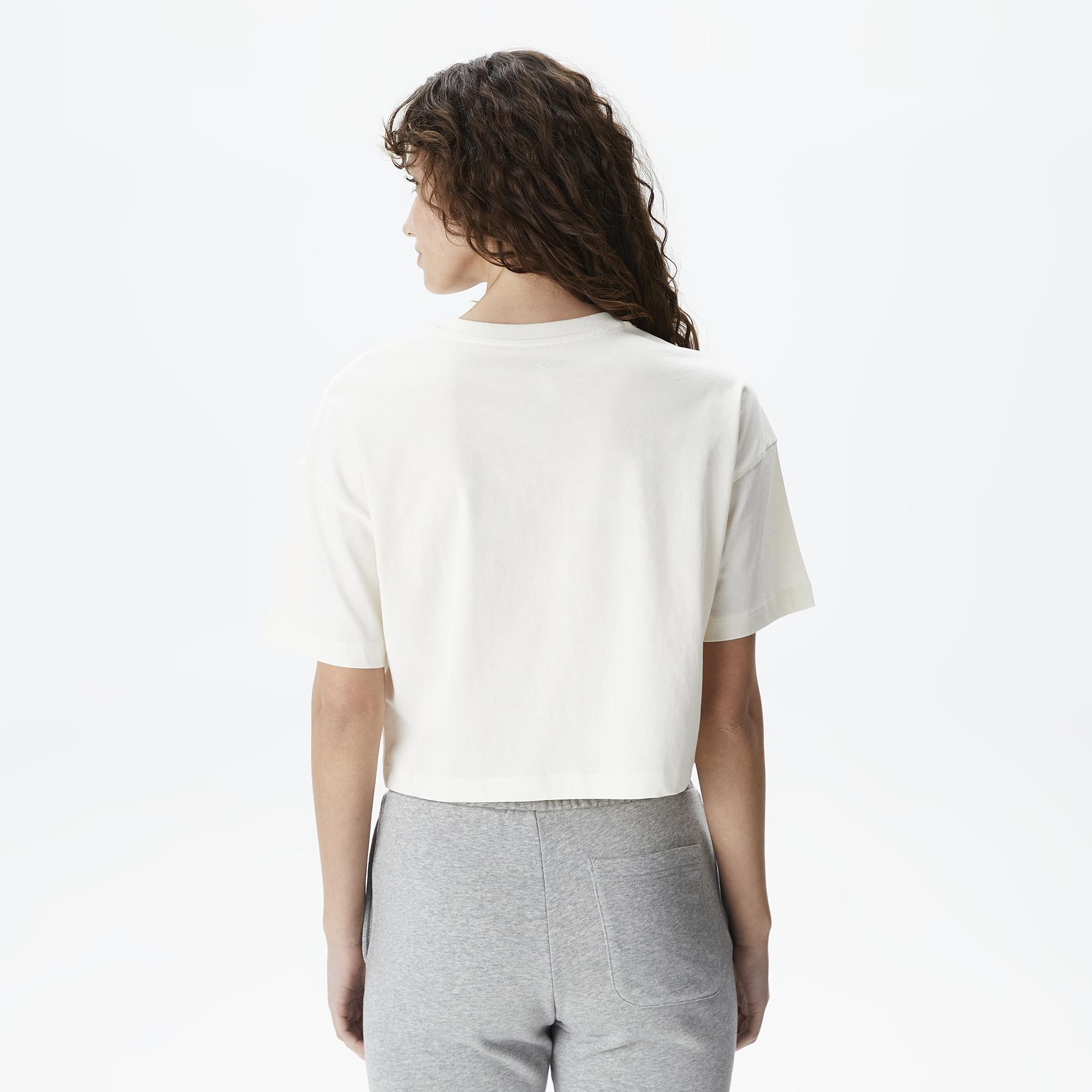 Converse Chuck Taylor Embro Boxy Kadın Beyaz T-Shirt