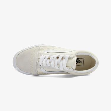  Vans Old Skool Kadın Krem Sneaker