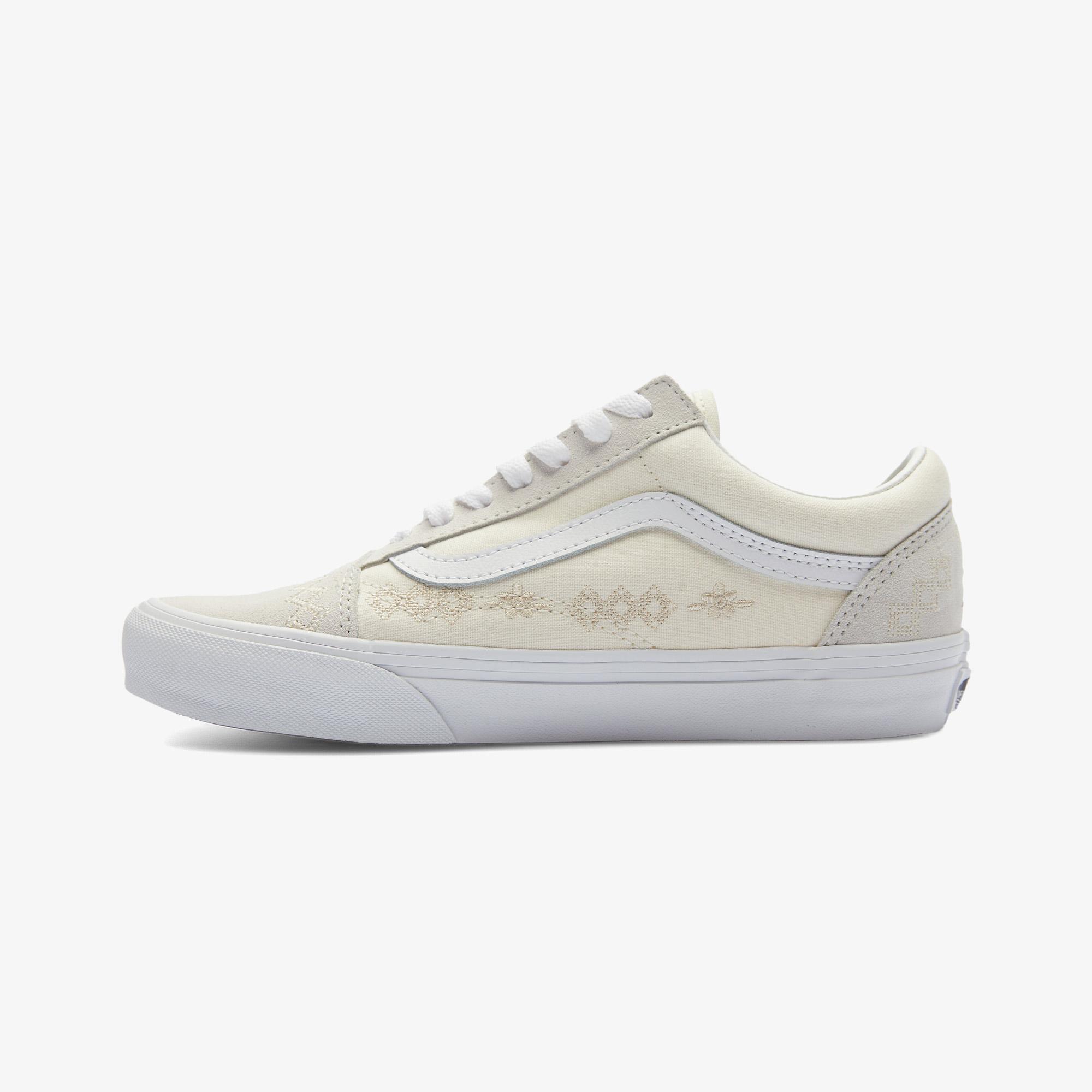 Vans Old Skool Kadın Krem Sneaker