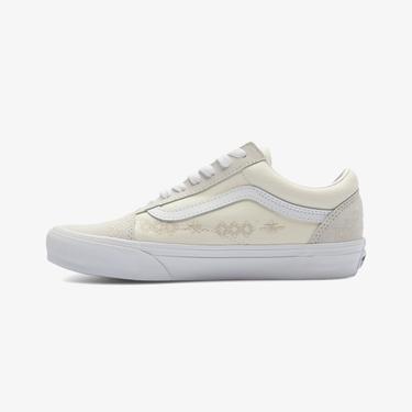  Vans Old Skool Kadın Krem Sneaker