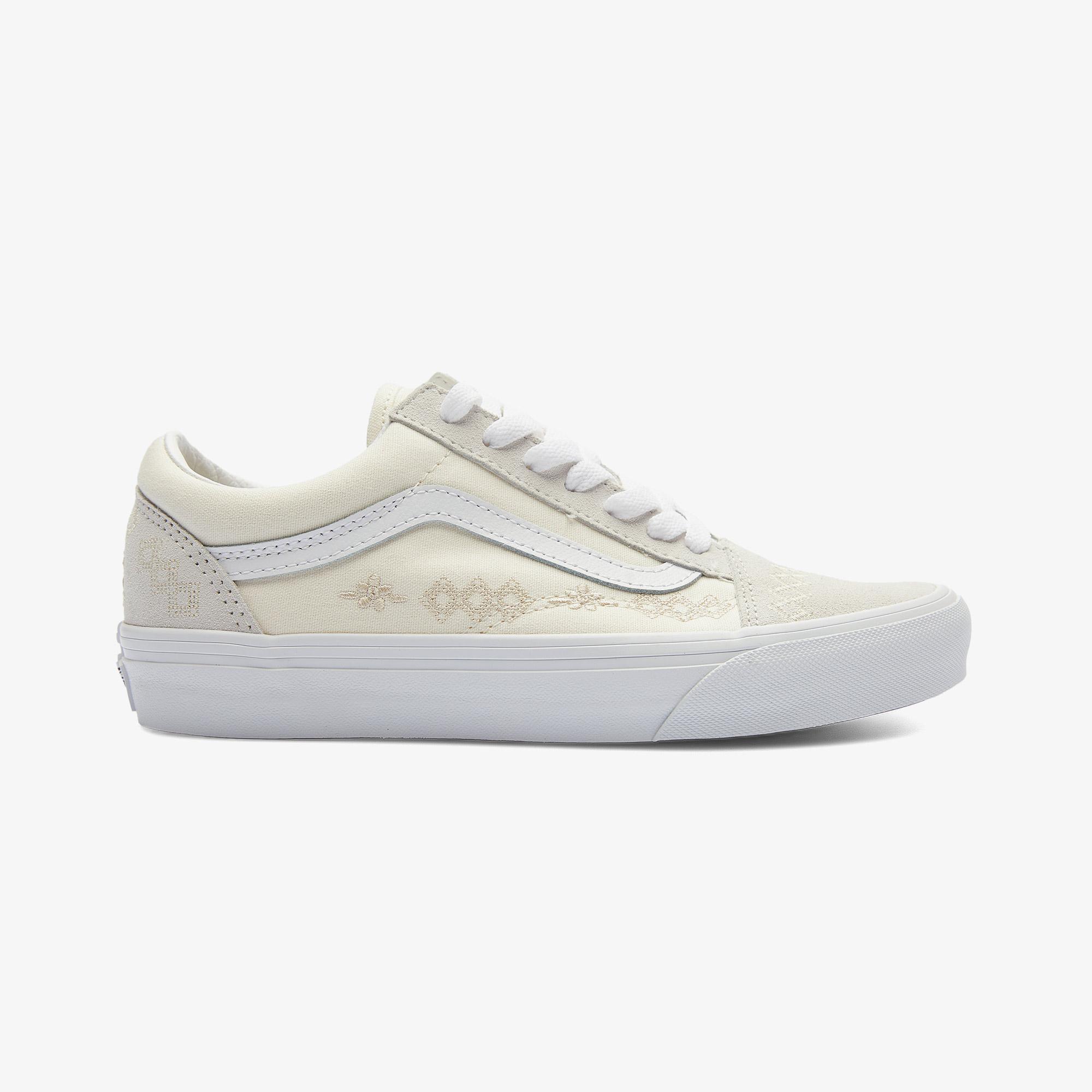 Vans Old Skool Kadın Krem Sneaker