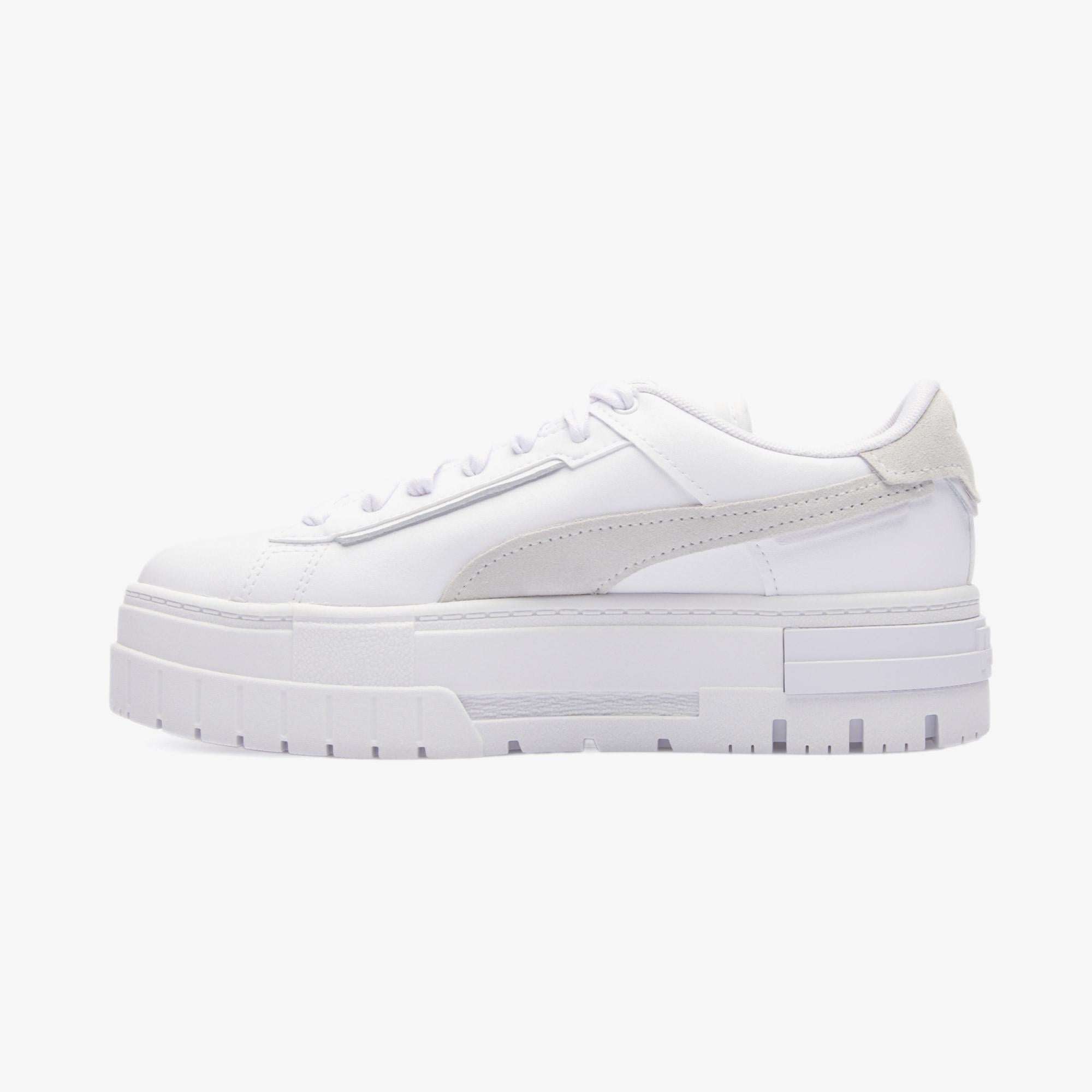 Puma Mayze Crashed Kadın Beyaz Spor Ayakkabı