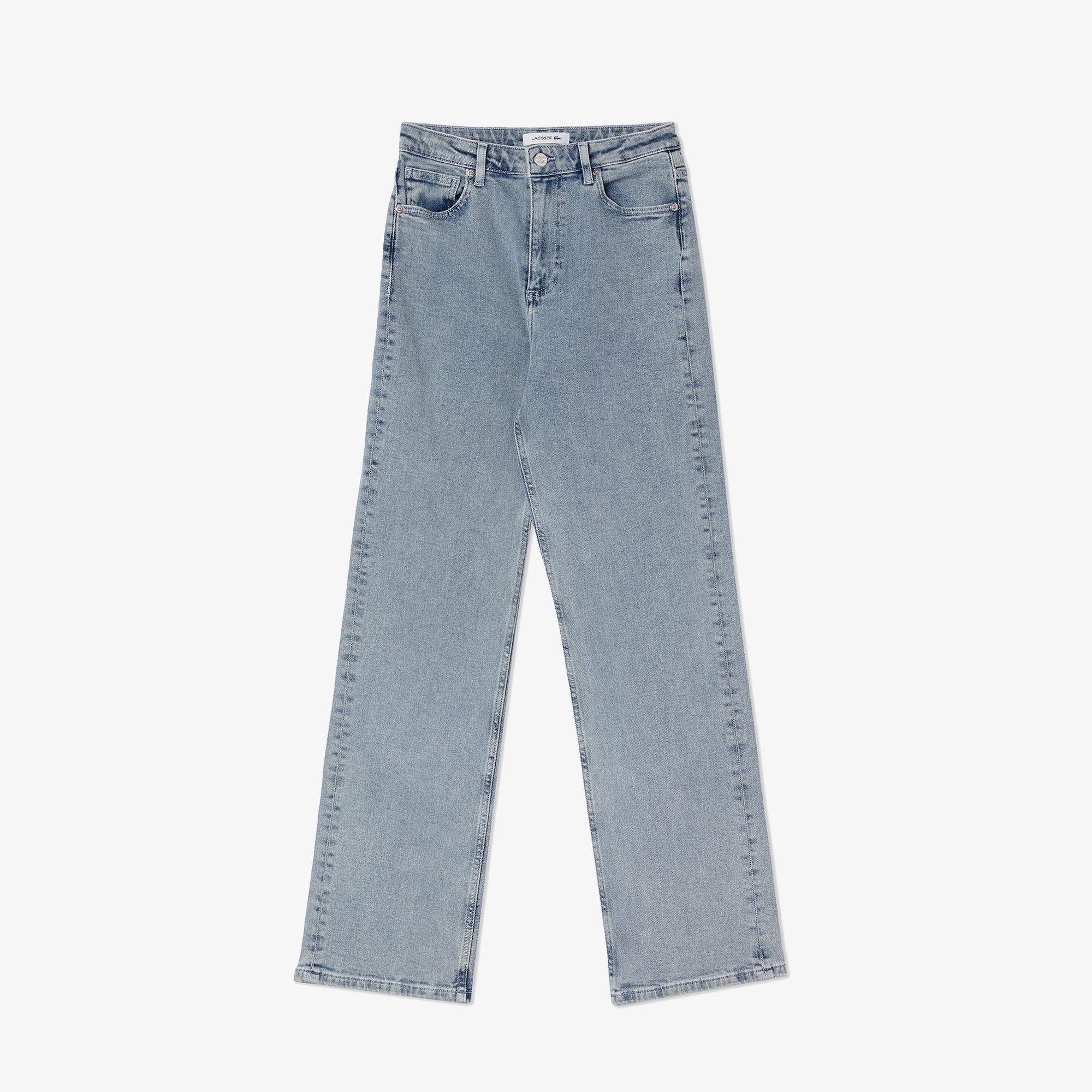 Kadın Straight Fit Mavi Jean Pantolon