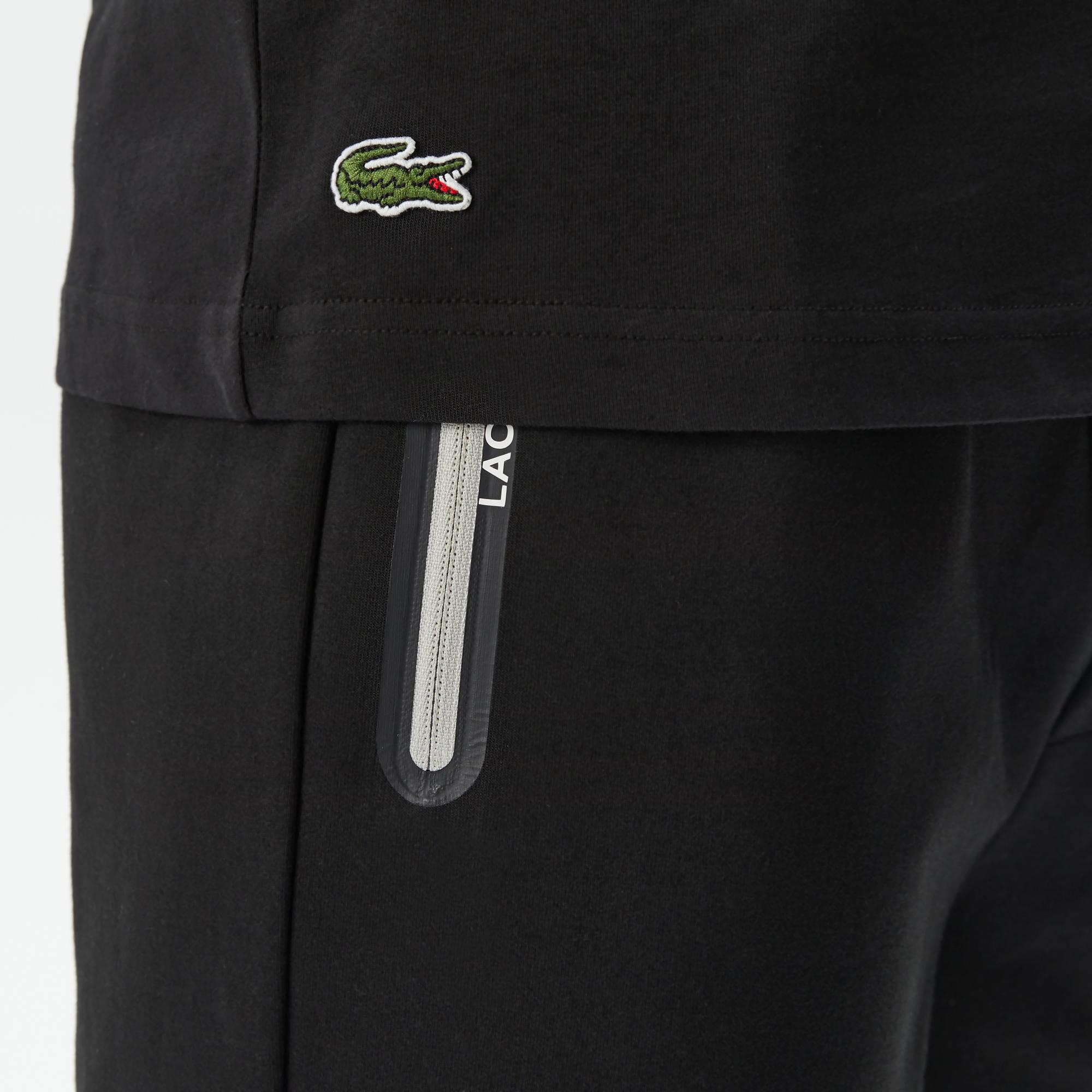 Erkek Relaxed Fit Bisiklet Yaka Baskılı Siyah T-Shirt