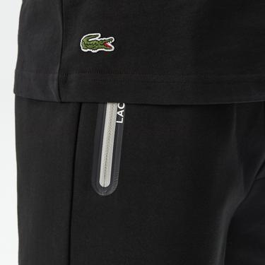  Erkek Relaxed Fit Bisiklet Yaka Baskılı Siyah T-Shirt