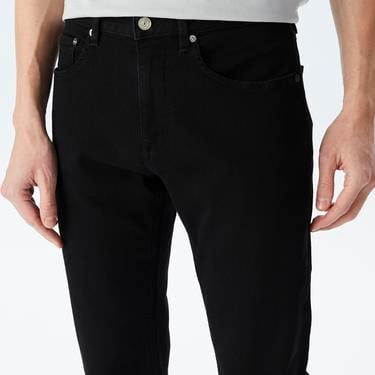  Erkek Slim Fit Siyah Jean Pantolon