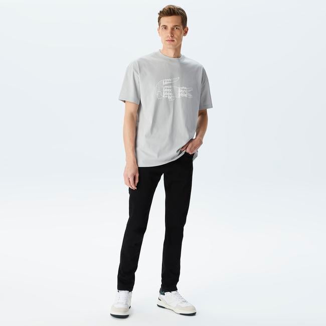  Erkek Slim Fit Siyah Jean Pantolon