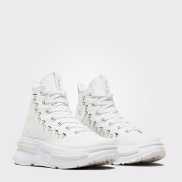  Converse Run Star Legacy CX Platform Studded Unisex Beyaz Sneaker