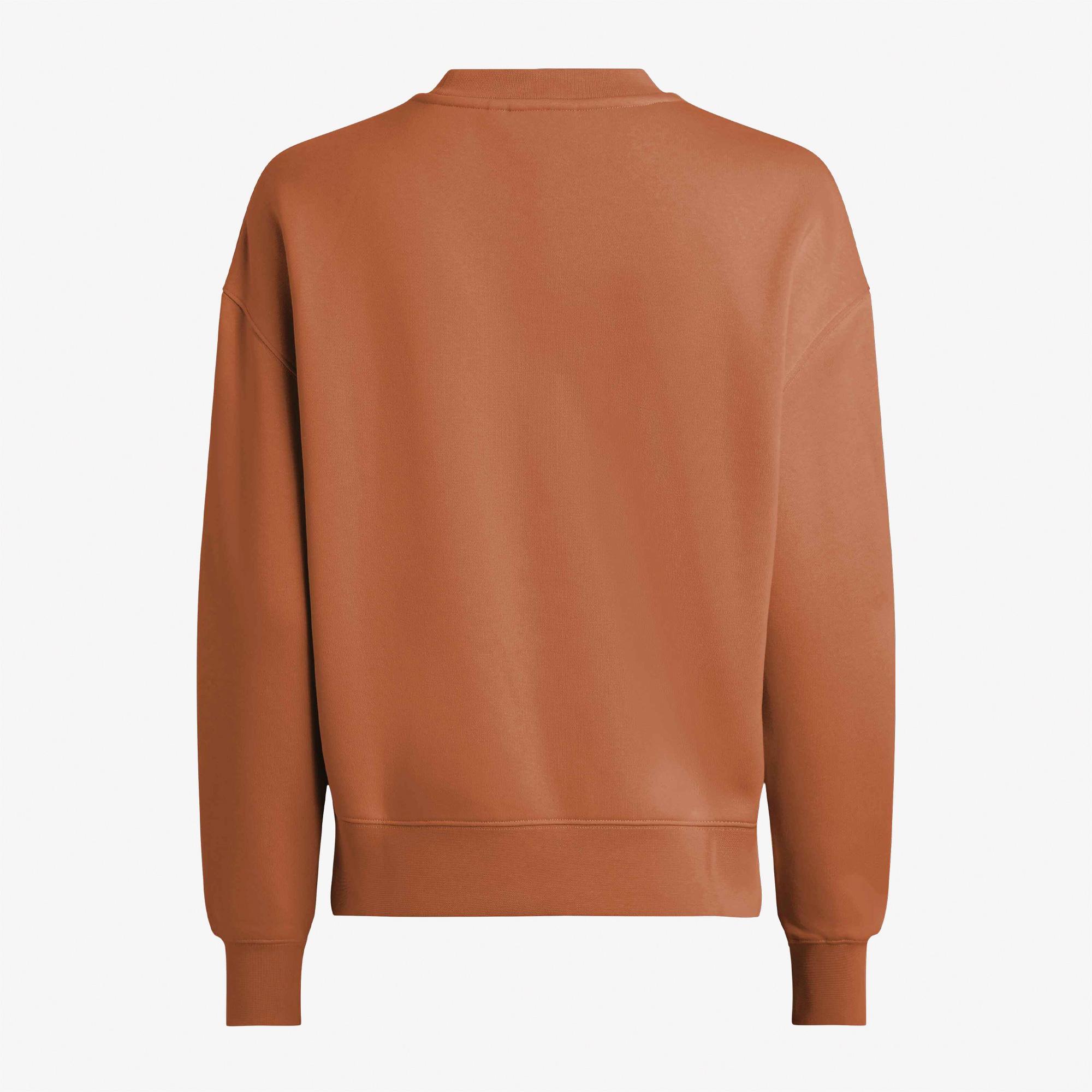 Calvin Klein Premium Essentials Kadın Kahverengi Sweatshirt