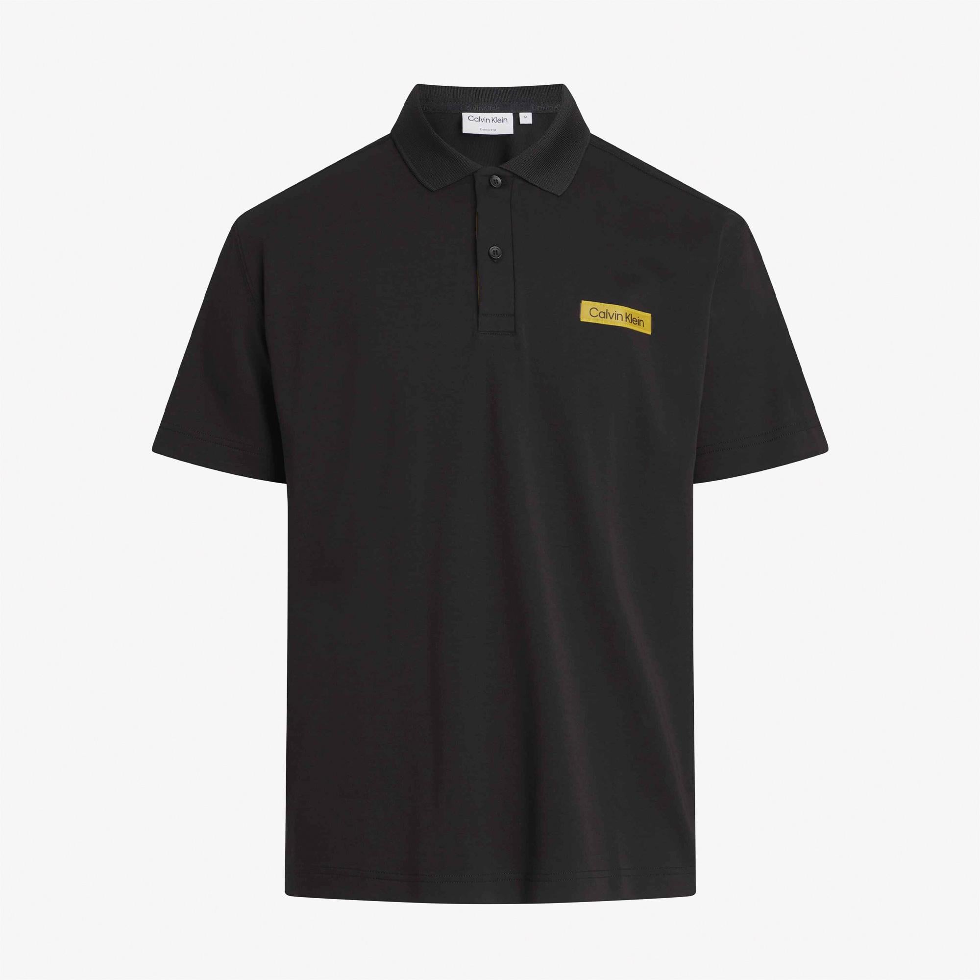 Calvin Klein Modern Graphics Erkek Siyah Polo