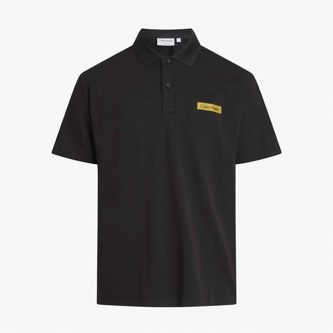 Calvin Klein Modern Graphics Erkek Siyah Polo