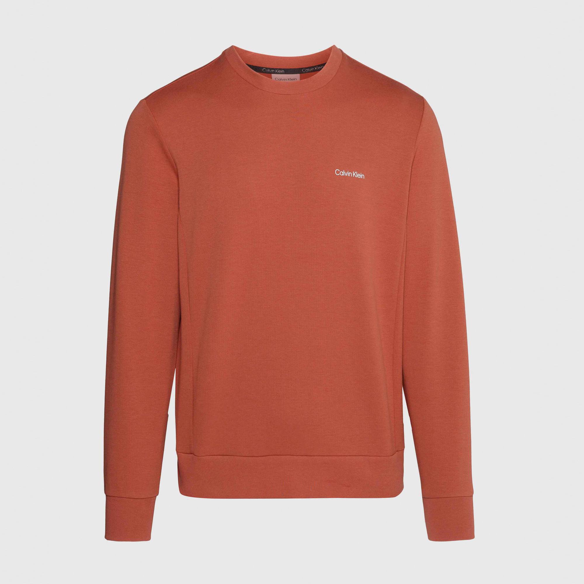 Calvin Klein New Essentials Erkek Turuncu Sweatshirt