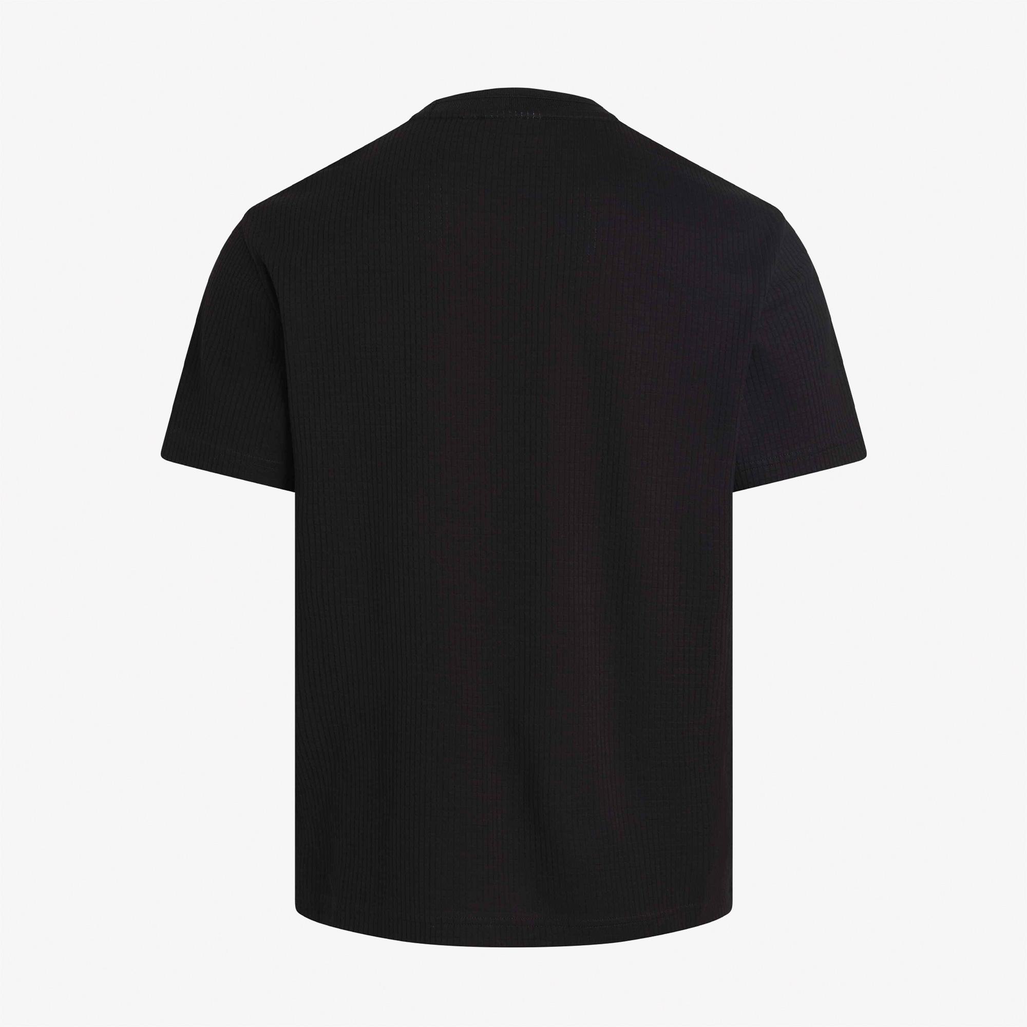 Calvin Klein Textures Erkek Siyah T-Shirt