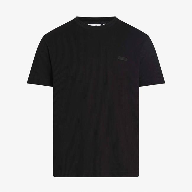  Calvin Klein Textures Erkek Siyah T-Shirt