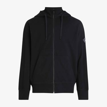  Calvin Klein Jeans Monologo Badge Erkek Siyah Eşofman Üstü