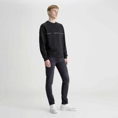  Calvin Klein Erkek Siyah Sweatshirt