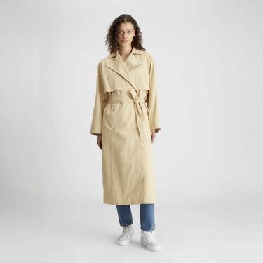  Calvin Klein Jeans Sensory Kadın Bej Trençkot