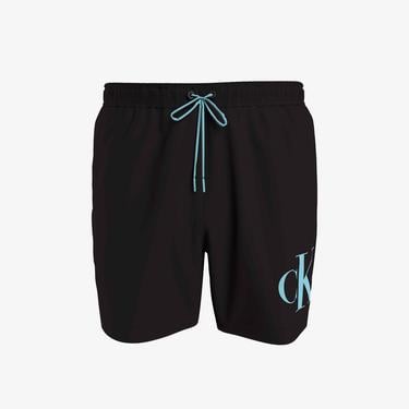  Calvin Klein Monogram Erkek Siyah Deniz Şortu