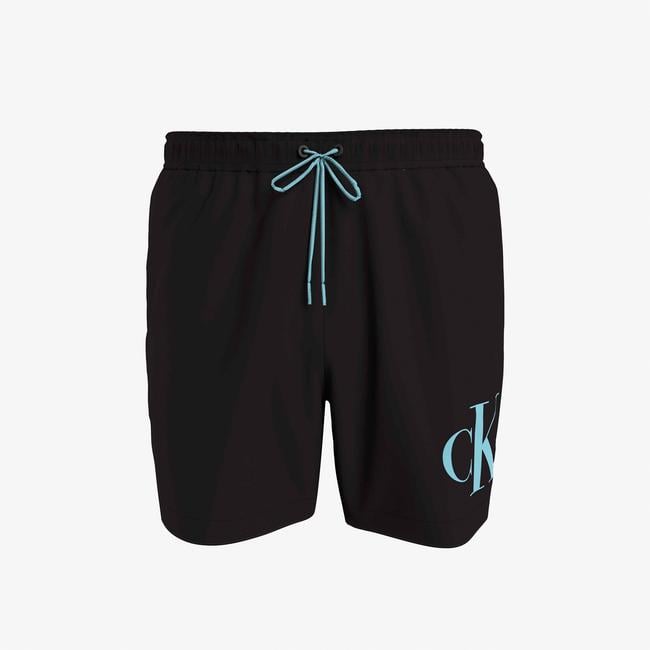  Calvin Klein Monogram Erkek Siyah Deniz Şortu