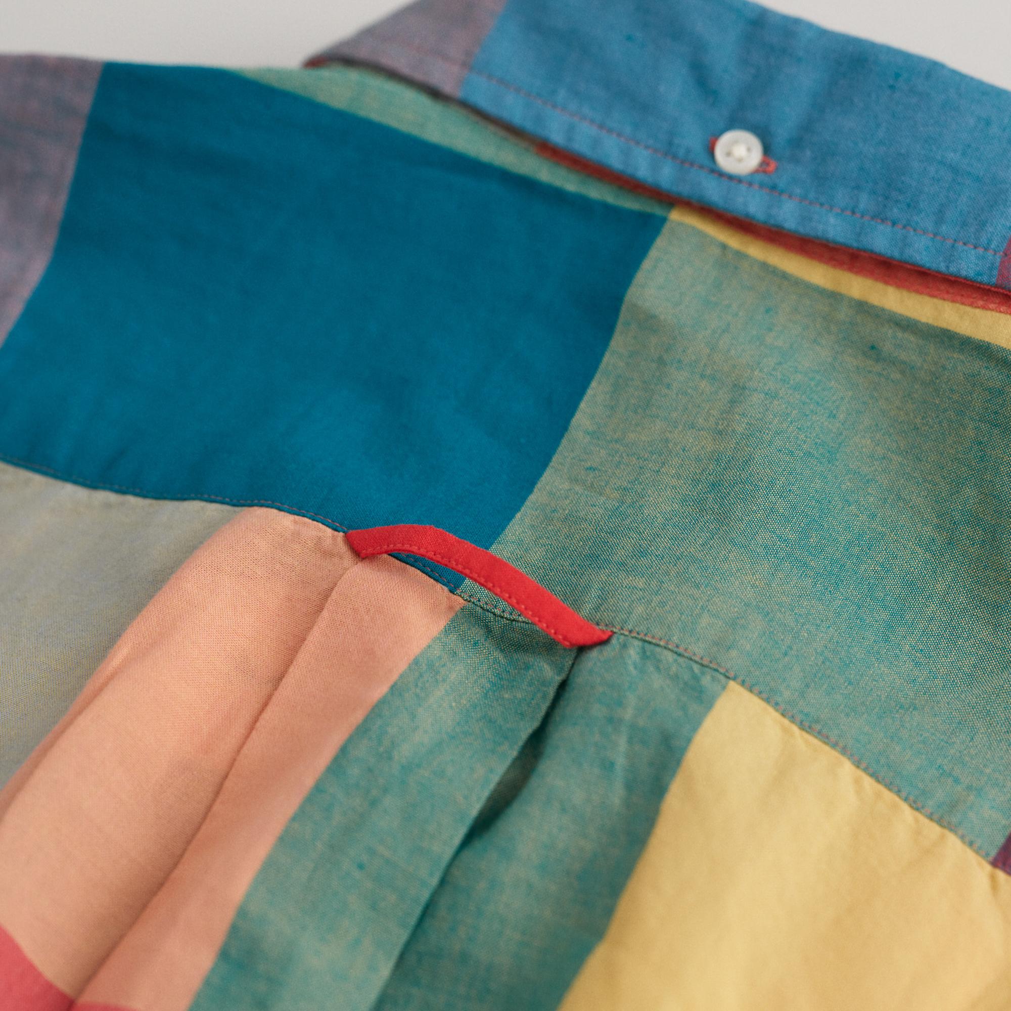 GANT Erkek Turuncu Regular Fit Düğmeli Yaka Kareli Gömlek