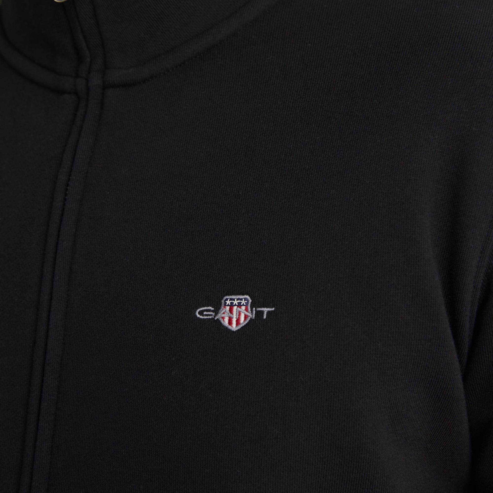 GANT Erkek Siyah Fermuarlı Hırka