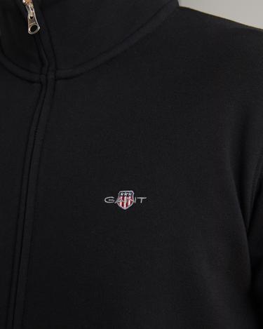  GANT Erkek Siyah Regular Fit Fermuarlı Sweatshirt