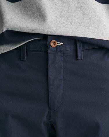  GANT Erkek Lacivert Slim Fit Chino Pantolon