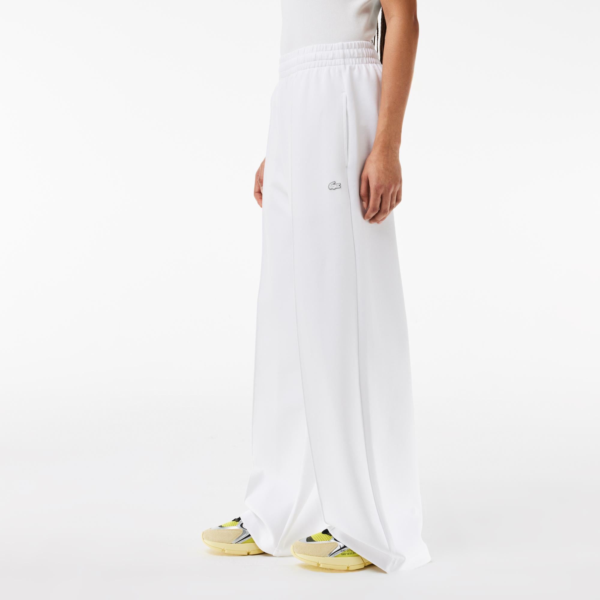 Kadın Regular Fit Beyaz Eşofman Altı