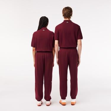  Unisex Relaxed Fit Bordo Eşofman Altı