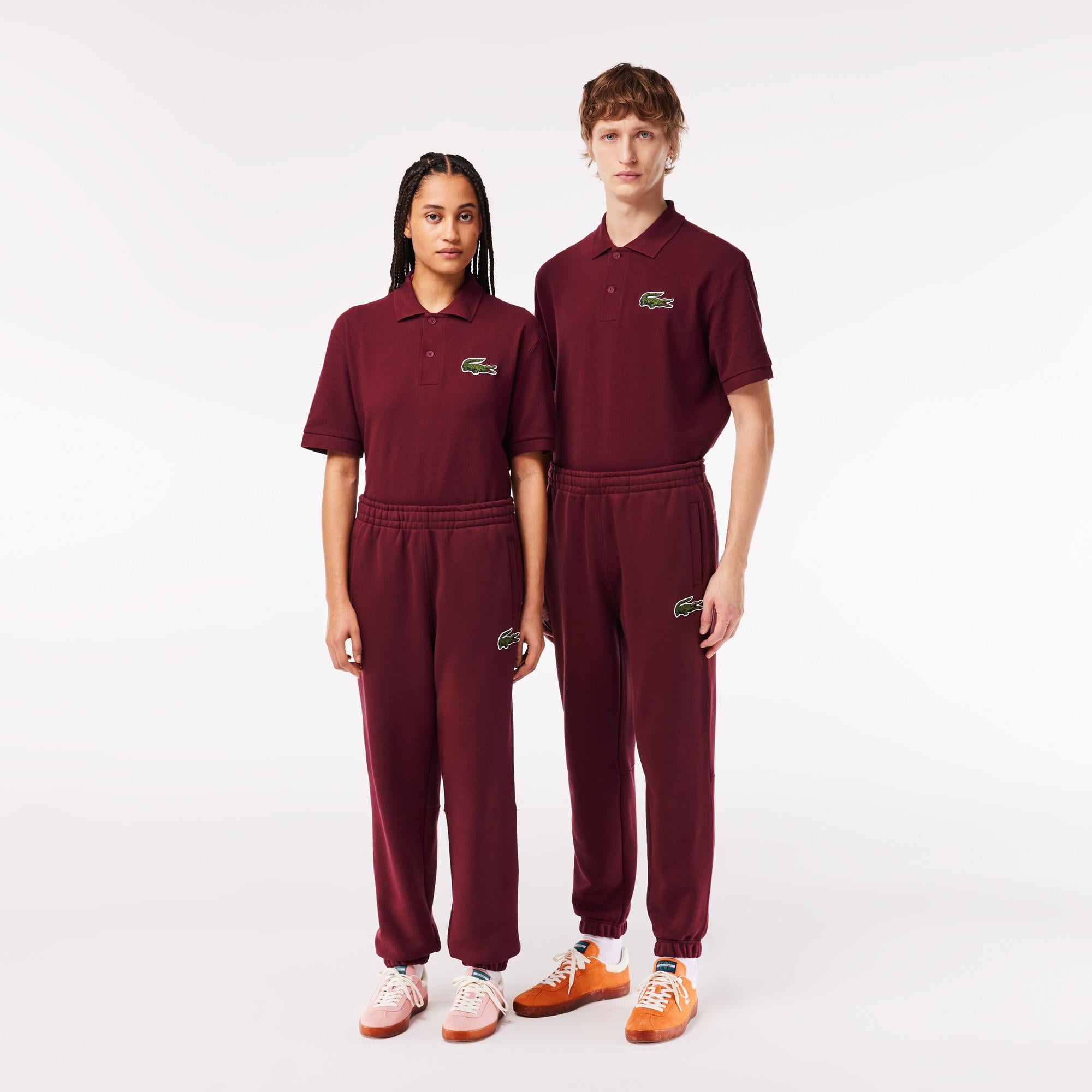 Unisex Relaxed Fit Bordo Eşofman Altı
