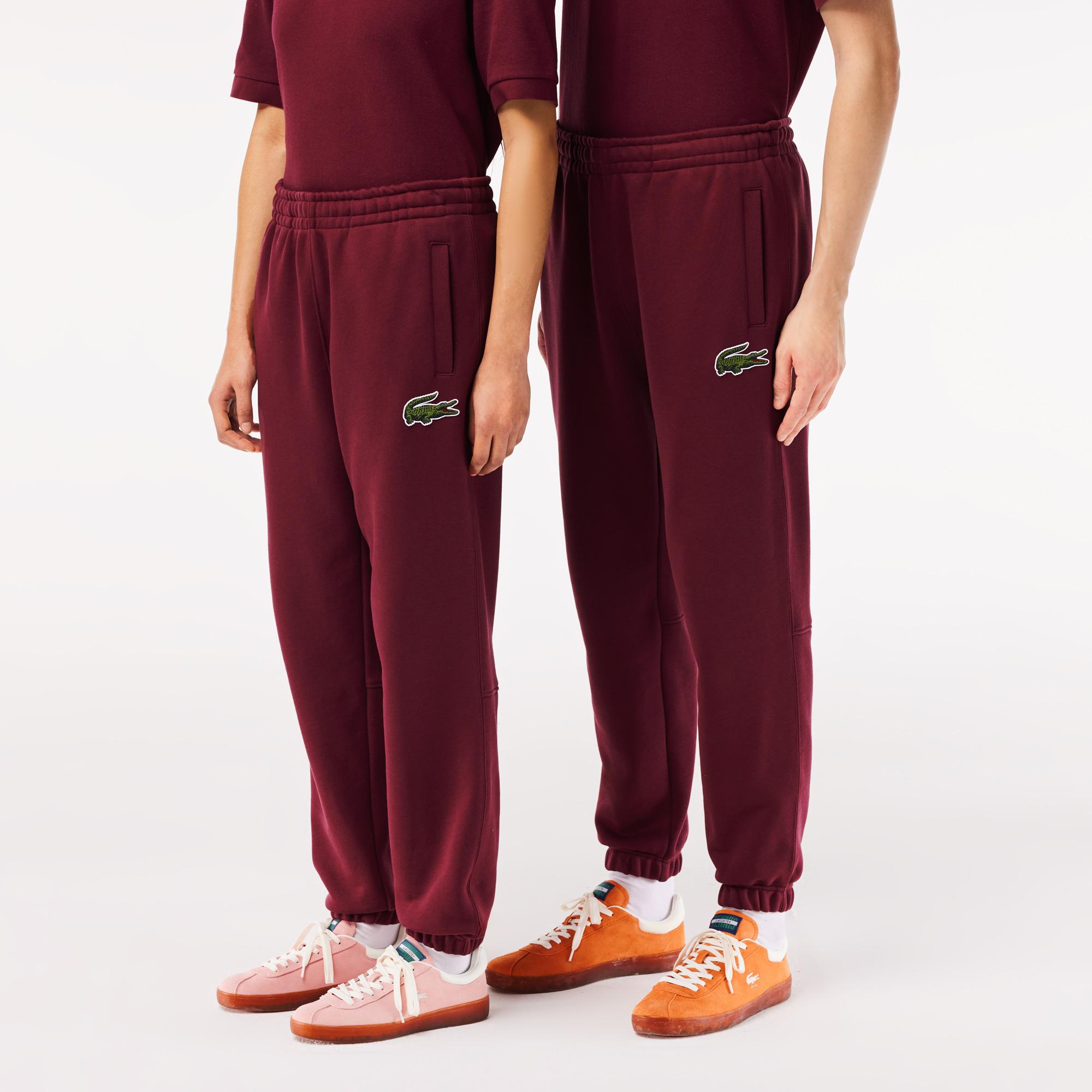 Unisex Relaxed Fit Bordo Eşofman Altı