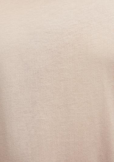  Mavi Bisiklet Yaka Kahverengi Basic Tişört Regular Fit / Normal Kesim 0610251-70319