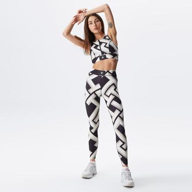  Tommy Hilfiger Mid Zip Bra Kadın Siyah Bra