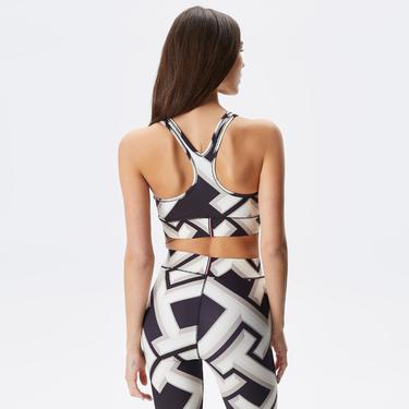  Tommy Hilfiger Mid Zip Bra Kadın Siyah Bra