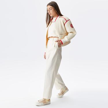  Tommy Hilfiger Relaxe Daight Chino Kadın Bej Pantolon