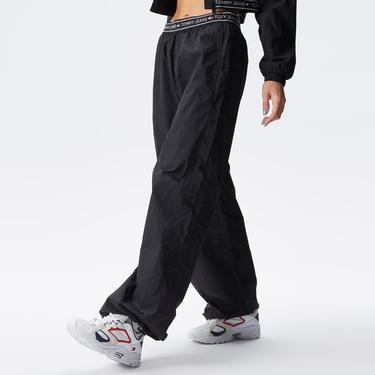  Tommy Jeans Baggy Taping Kadın Siyah Pantolon