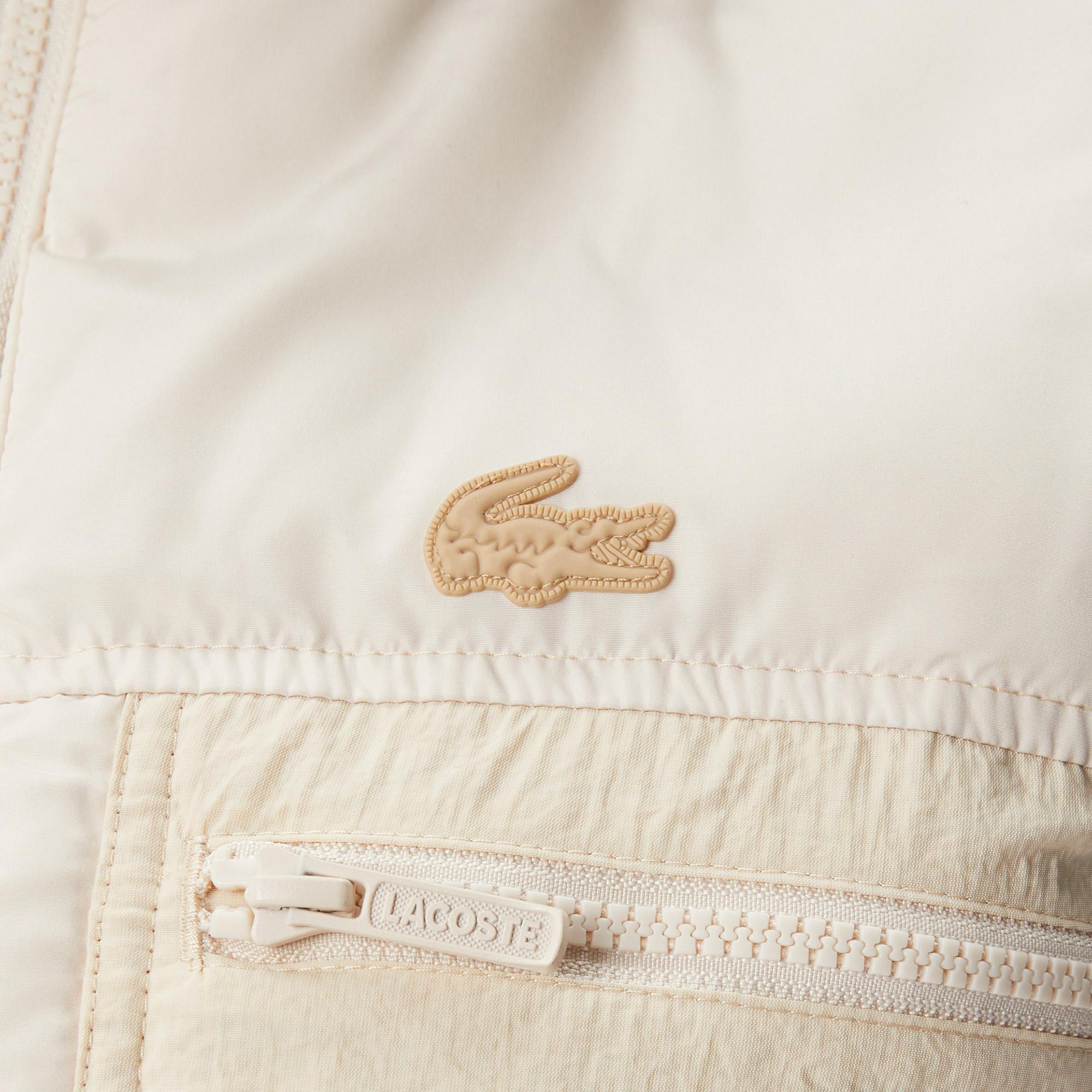 Kadın Dik Yaka Kapitone Bej Yelek